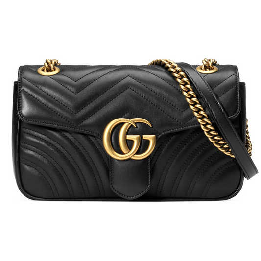 Calfskin Matelasse Small Marmont Shoulder Bag